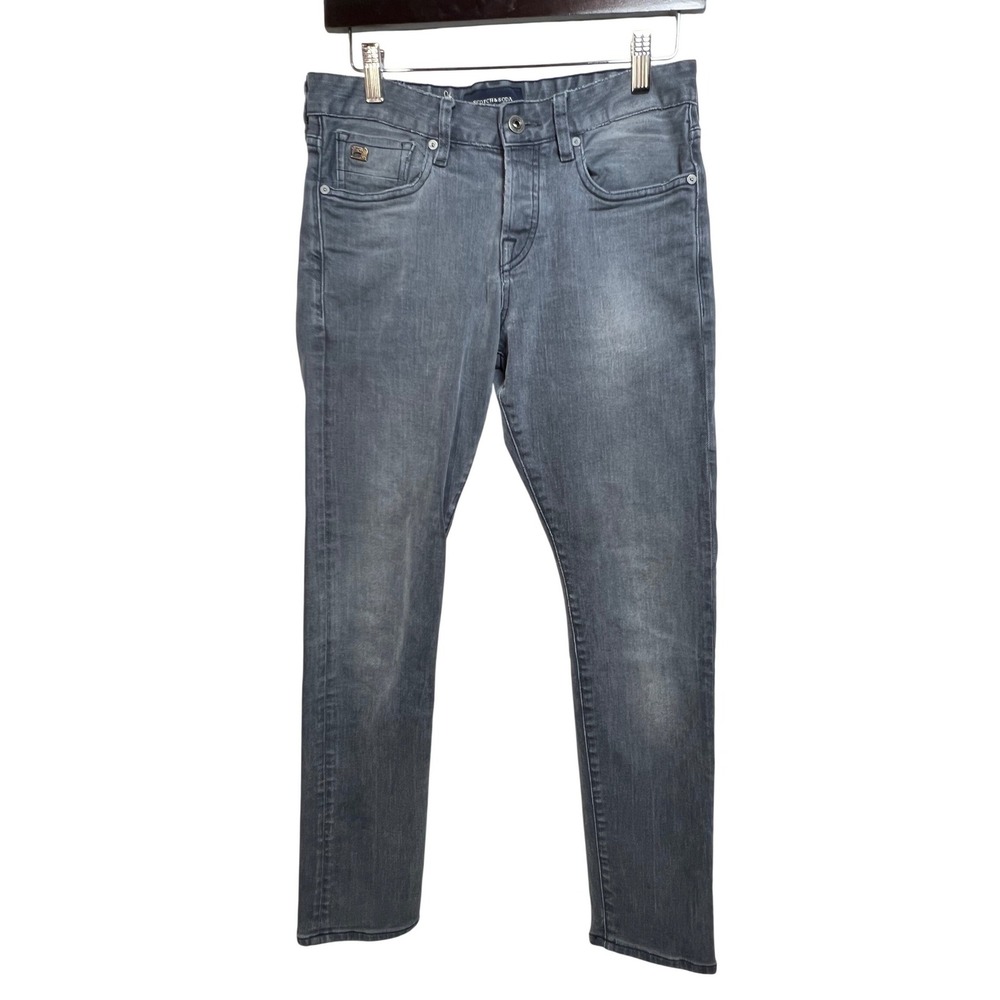 Scotch & Soda Ralston Amsterdams Blauw Regular Slim Fit Grey Jeans Mens 28x30